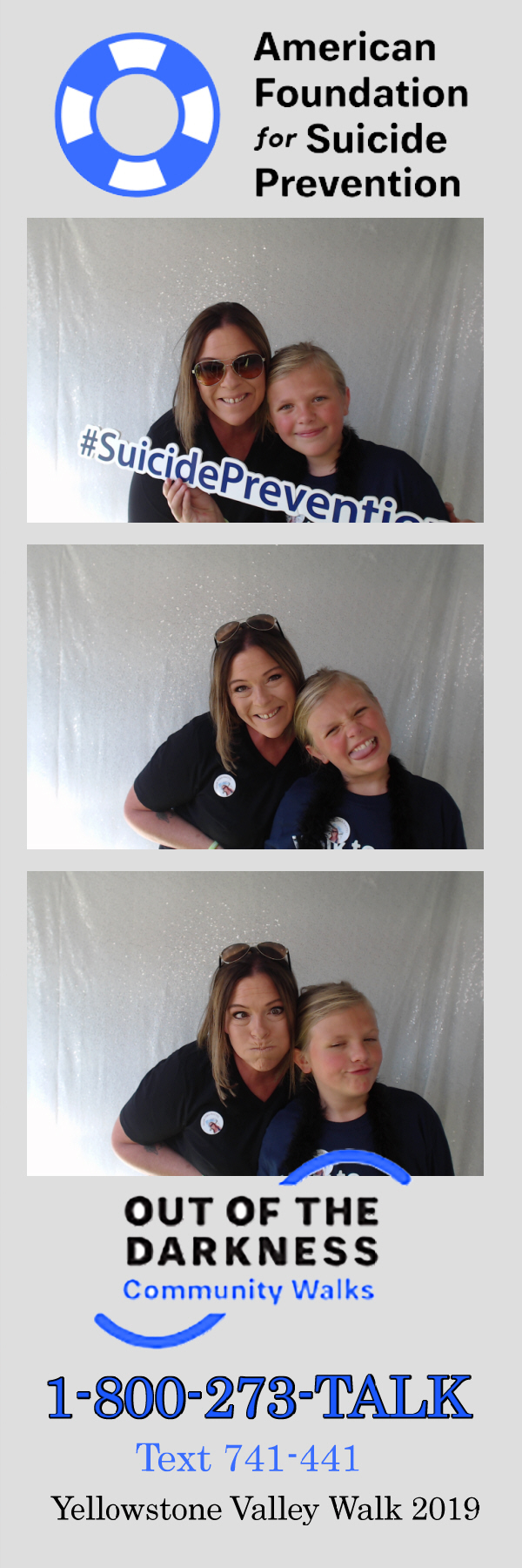 Out of the Darkness Walk 2019 | View more photos from the event at gallery.photoboothbillings.com/u/PhotoBoothBillings/Out-of-the-Darkness-Walk-2019